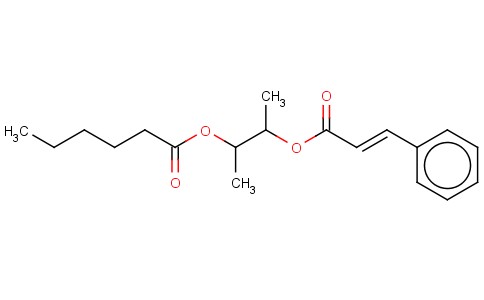 1-METHYL-2-((1-OXO-3-PHENYL-2-PROPENYL)OXY)PROPYL HEXANOATE